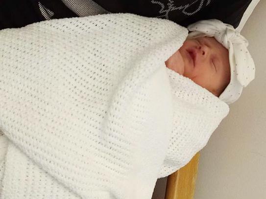 Baby Nevaeh Grace Gladwin, born 28th June at 6.52pm, weighting 5lb 4oz, sent in by grandparent Sam Gladwin from Hindley.