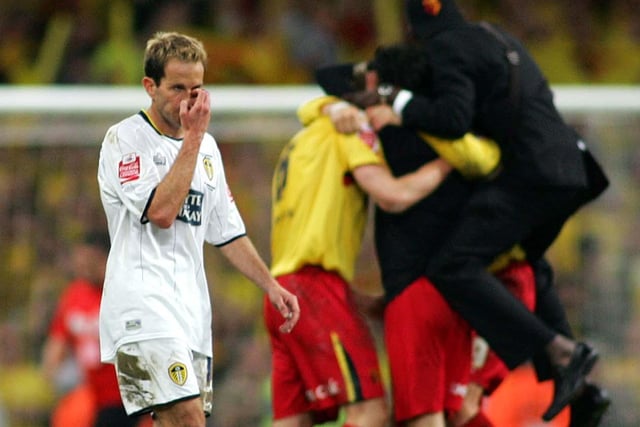 Play off final heartache at Cardiff's Millennium Stadium in May 2006 as the Leeds United were put to the sword by Watford.