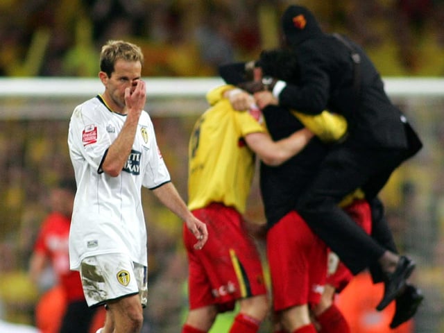 Play off final heartache at Cardiff's Millennium Stadium in May 2006 as the Leeds United were put to the sword by Watford.