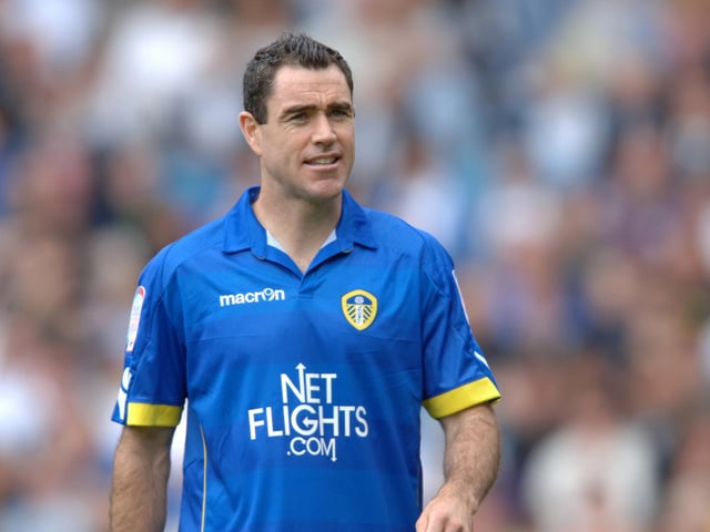 Andrew Hughes - a cult hero at Elland Road. Helped the club to eventual promotion from League One. Joined as a midfielder but was often just as a full-back.