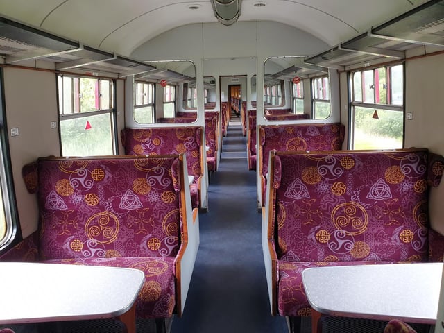 The 1.30pm service was really quiet with plenty of space for those on board