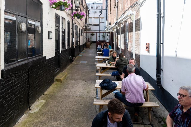 David Herbert, operations manager of Whitelock's Ale House, Turk's Head Yard, Leeds, said around half of the 30 or so customers who ordered lunch on Monday were not aware of the 50 per cent discount.
