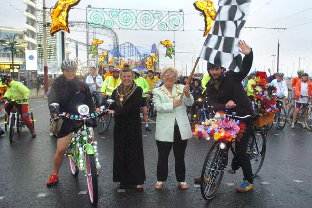 (From left) Mary Chapman, Mayoress of Blackpool Julia Massey, Mayor of Blackpool Coun Mary Smith and Alex Bagley