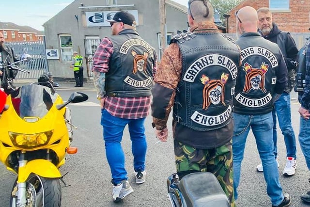 Biker communities all joined in on the day.