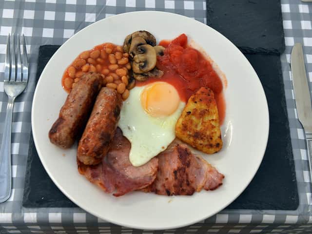 The traditional English breakfast