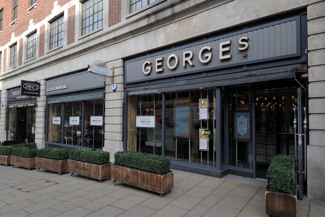 Georges Great British Kitchen, on the Headrow, was next on the list. As well as traditional fish and chips, they also offer something different like fish pakora.