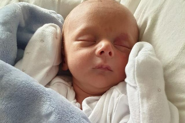 Chloe Rasburn from Lostock Hall, sent us this picture of Jacob Thomas Rasburn who was born on August 21, 2020 at 11am, weighing 6lb 9oz.