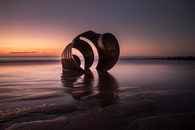 Mary's Shell on Cleveleys beach is a piece of public art. Find it on the sands near the seafront cafe, opposite Jubilee Gardens