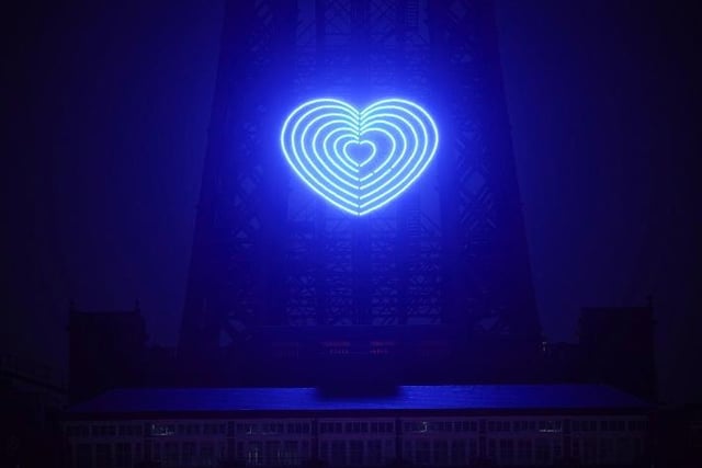 The north west's most iconic structure is already well photographed, but the addition of a beating heart in 2011 drew photographer's eyes. The sculpture, which is made up of 900 programmable LEDs, has been installed around a quarter of the way up the landmark