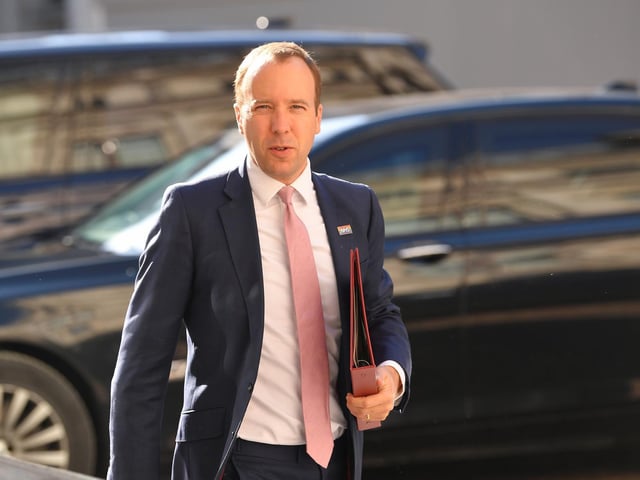 Health Secretary Matt Hancock. Photo: PA