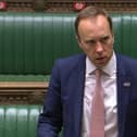 Health Secretary Matt Hancock makes a statement on Covid-19 in the House of Commons, London, confirming local lockdown restrictions will be introduced in Northumberland, North Tyneside, South Tyneside, Newcastle-upon-Tyne, Gateshead, Sunderland and County Durham. Photo: PA