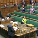 Prime Minister Boris Johnson making a statement to MPs in the House of Commons on the latest situation with the coronavirus pandemic. Photo: PA