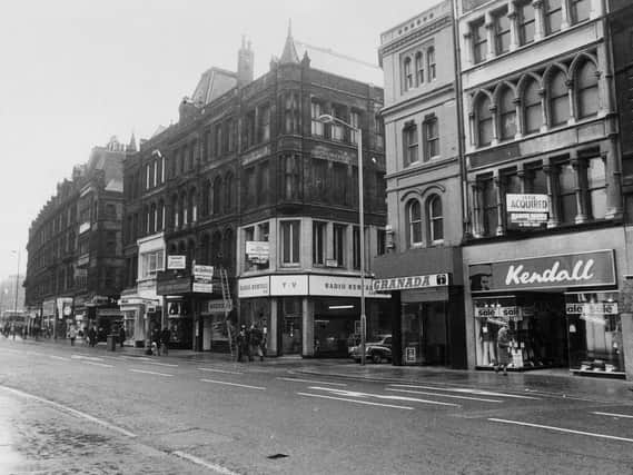 Enjoy this walk down Boar Lane in the 1970s. PIC: YPN