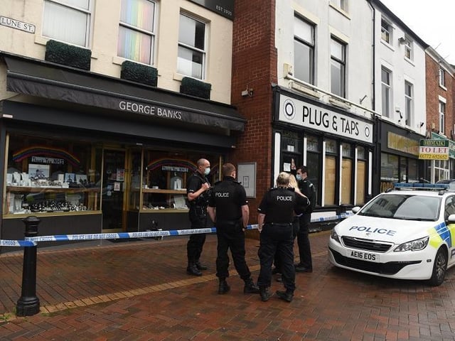 Detective Constable Mark Thornton, of Preston CID, said: “An investigation has been launched after a major theft from a jewellers in Preston.