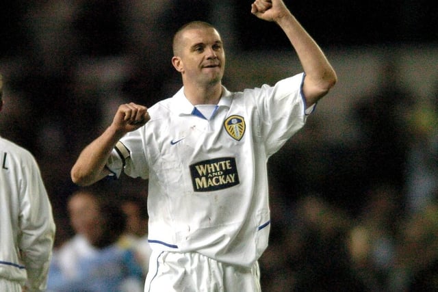 Dominic Matteo was made captain of the Whites when Rio Ferdinand left for Manchester United in the summer of 2002. Following Leeds’ relegation in 2004, Matteo moved to Blackburn Rovers before retiring at Stoke City in 2009, aged 35.