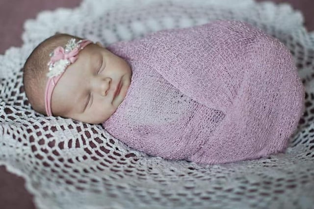 This beautiful photo was shared by Becca Ralph. Sienna was born on September 15, 2020, weighing just 5lb 2oz.