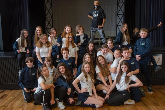 Layton told  pupils: "I was creative anyway and this allowed me to channel my craziness into being creative. “Before each class there was a dance class and I thought ‘I can do that’ as well and so I did. It was fun and I felt like I had found my place.”