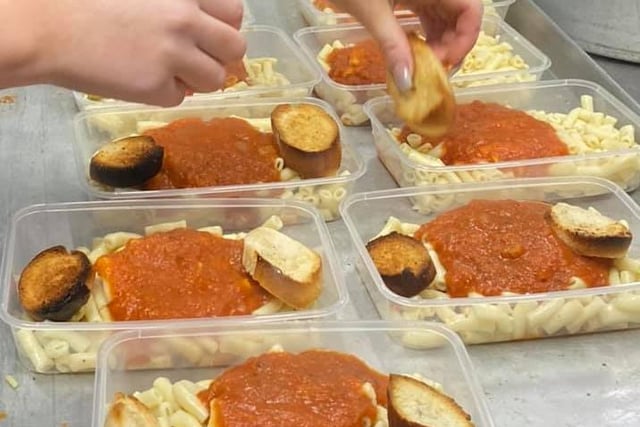 Meals prepared. Pic by Karen Clark
