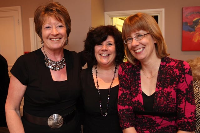 Brighouse Inner Wheel Christmas Dinner back in 2009. Susan Thompson, Liz Kirby and Patsy Clarke.