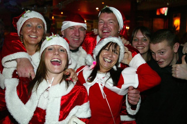 Halifax Youth Service on a festive night out back in 2006.