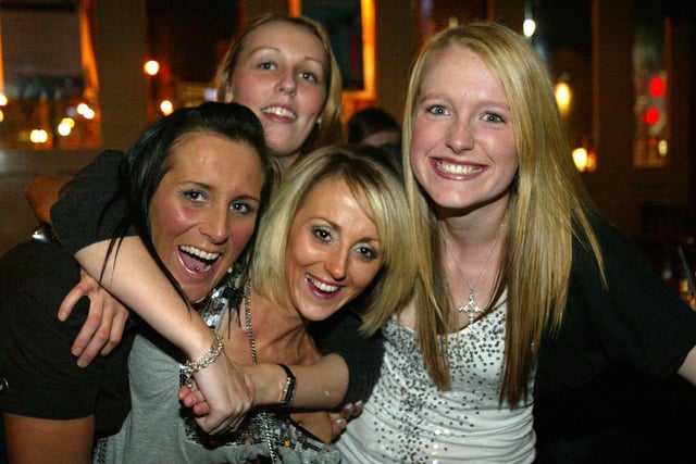 River island girls on a festive night out back in 2006.