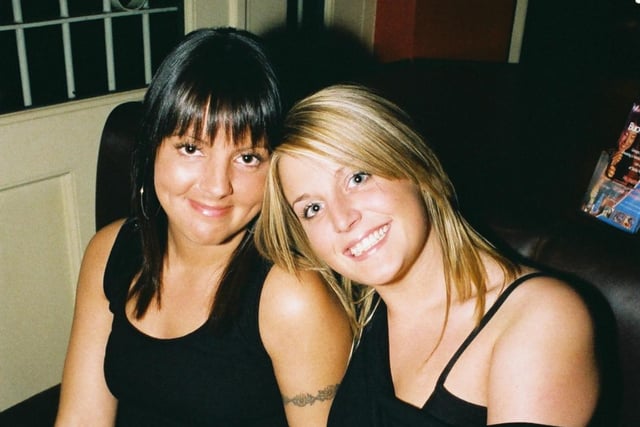 Amy and Claire back in 2004.