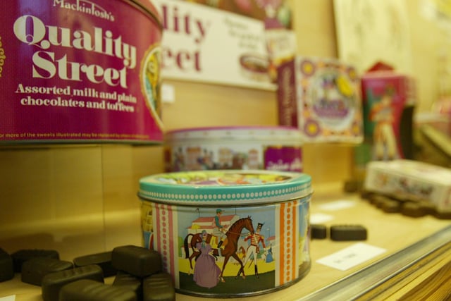 Vintage tins at an exhibition at Bankfield museum back in 2008.