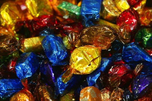 The iconic tin of Quality Street.