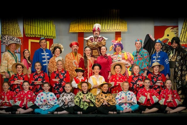 Wigan Little Theatre's pantomime Aladdin, 2016.