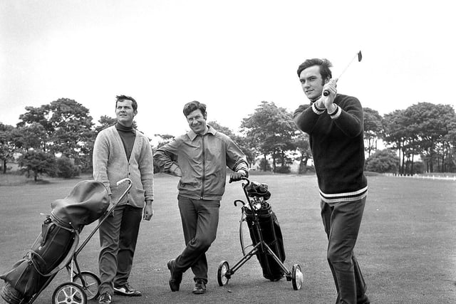 Golfers in Wigan in the summer of 1969