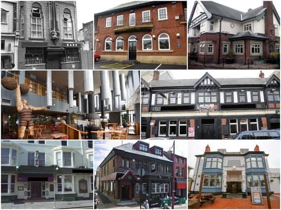 Can you identify these past and present Blackpool pubs?