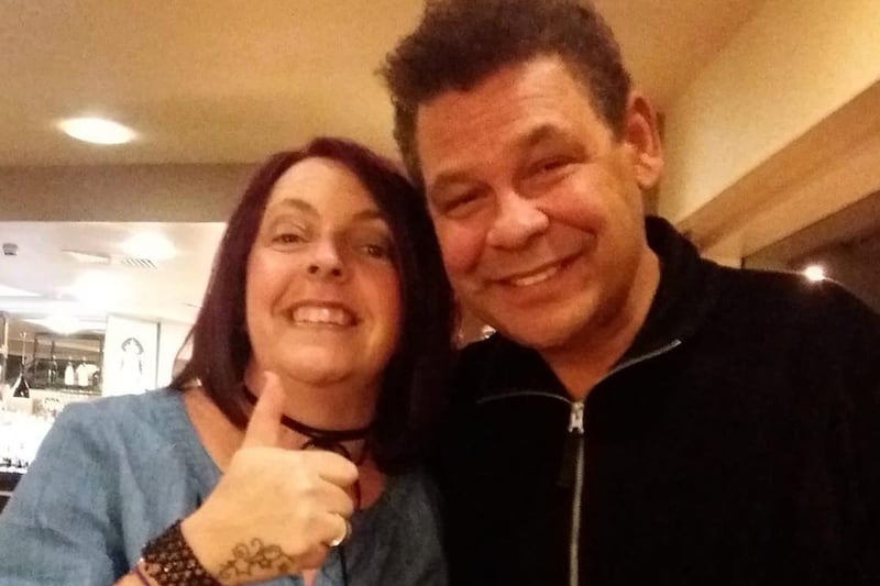 Debbie Joynt met Red Dwarf and Corrie star Craig 'Lister' Charles.