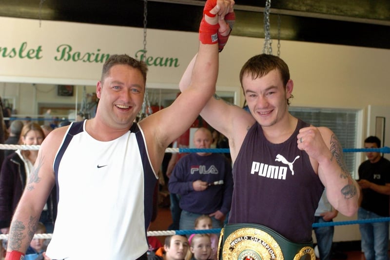 March 2006 and IBO World Light Middleweight champion Steve Conway fought Darren Shaw from the Hunslet Boys Club in a sponsored bout to raise funds for a local football team.