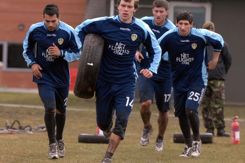 Jonny Howson leads from the front with Jason Crowe, Tony Capaldi and Lubomír Michalík in pursuit.