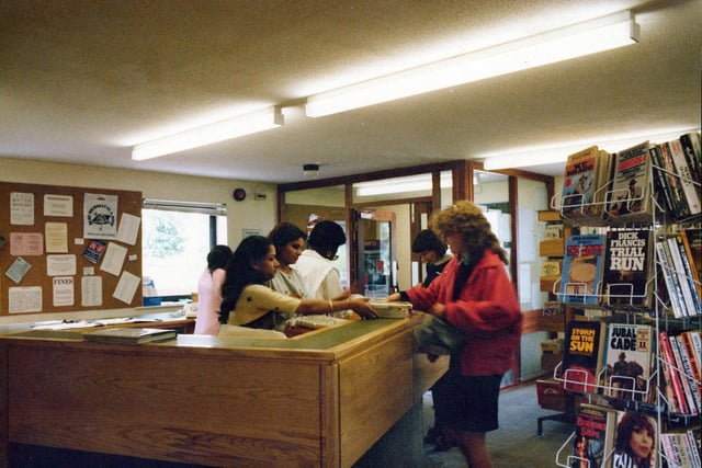 Chapeltown Branch Library on Reginald Terrace in June 1985.