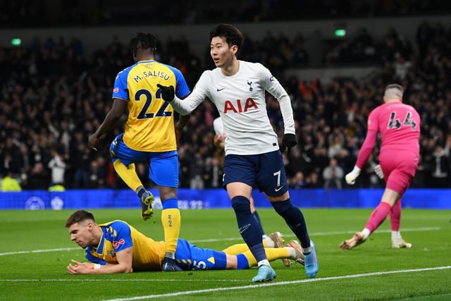 Star player: Son Heung-Min. Played: 20. Won: 9. Drawn: 5. Lost: 6. Points change: -4. Original rank: 7. Points with star player: 36. Points without star player: 32.