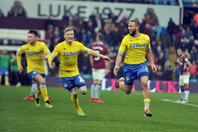 An absolutely epic clash at Villa Park in which Leeds were 2-0 down, only to fight back and record a 3-2 victory thanks to a late winner from Kemar Roofe. A Christmas craker.
Picture by Tony Johnson.