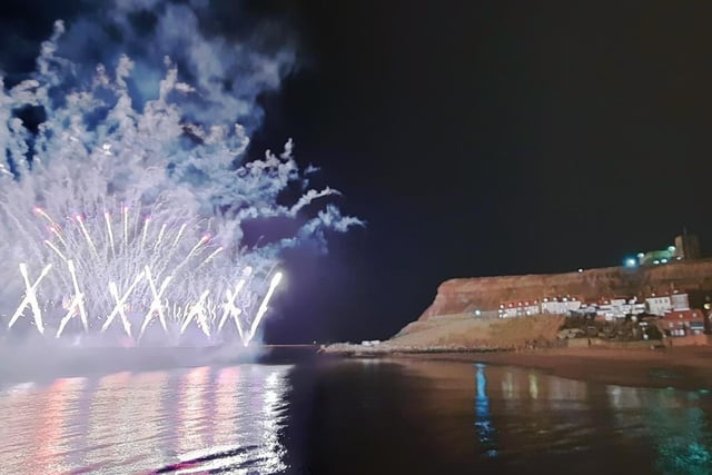 The fireworks made for a superb spectacle in Whitby, by Emma Atkins.