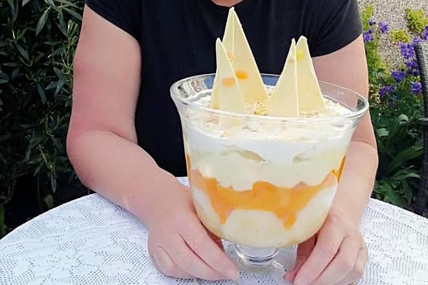 Karen’s version of the winning ‘platinum pudding’