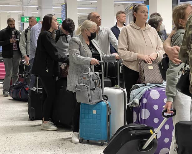 airport: Be prepared to queue. Photo: Getty Images