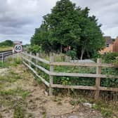 The crossing over the line at Bessacarr