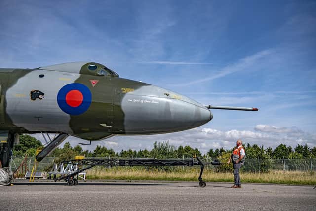 The Vulcan at Doncaster Sheffield Airport