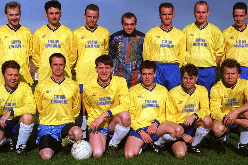Back: Melvin Brickwood, Mark Bawden, Alan Keany, Anthony Dobson, Anthony Bailey Kevin Brickwood, Steve Whale. Front: Wayne Fitch, Frank Whale, Andy Williams, Craig Williams, John Croxall, Derek Cooke.