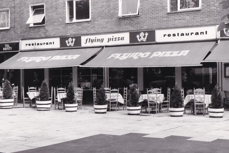 July 1983 and the Flying Pizza on Street Lane at Roundhay was the place to eat and be seen. Early sittings tended to be a family affair. Go later and you were almost bound to queue with the smarter set.