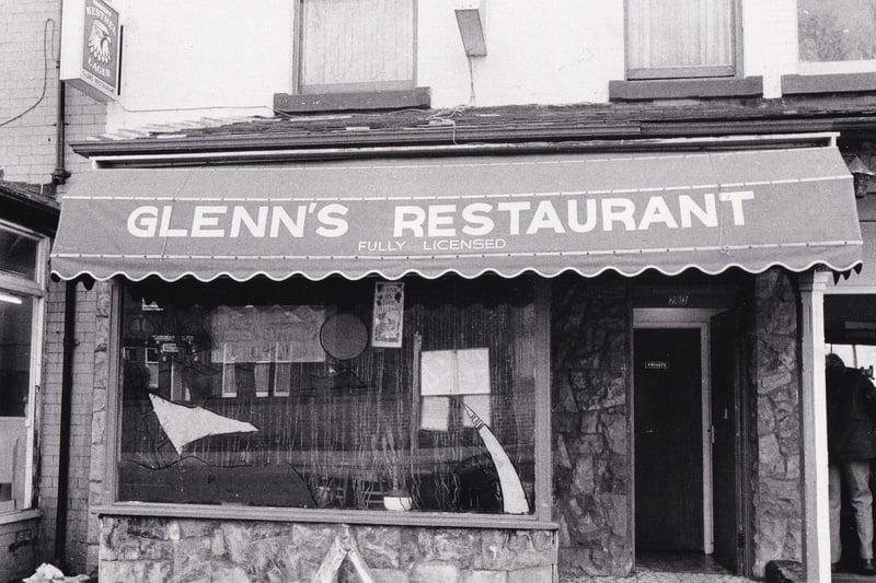 Glenn's restaurant in south Leeds, pictured in March 1985, offered food with Caribbean soul. The owner, a former head chef at a Leeds hotel, originated from the Cayman Islands.