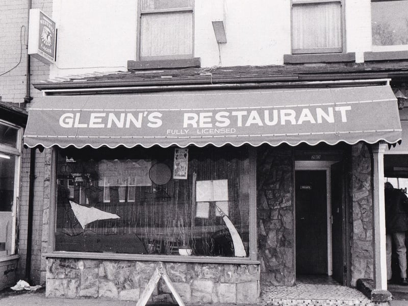 Glenn's restaurant in south Leeds, pictured in March 1985, offered food with Caribbean soul. The owner, a former head chef at a Leeds hotel, originated from the Cayman Islands.
