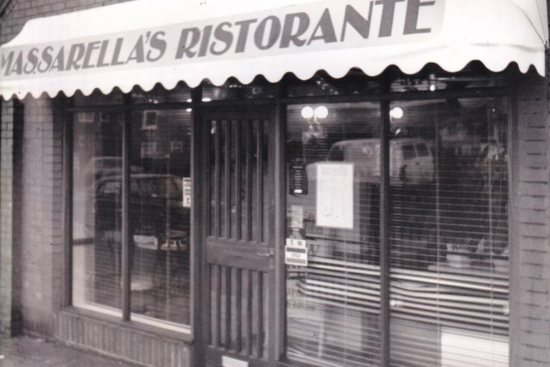 This is Massarella's Ristorante on Selby Road in December 1989.