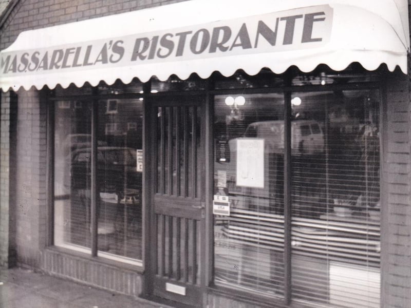 This is Massarella's Ristorante on Selby Road in December 1989.