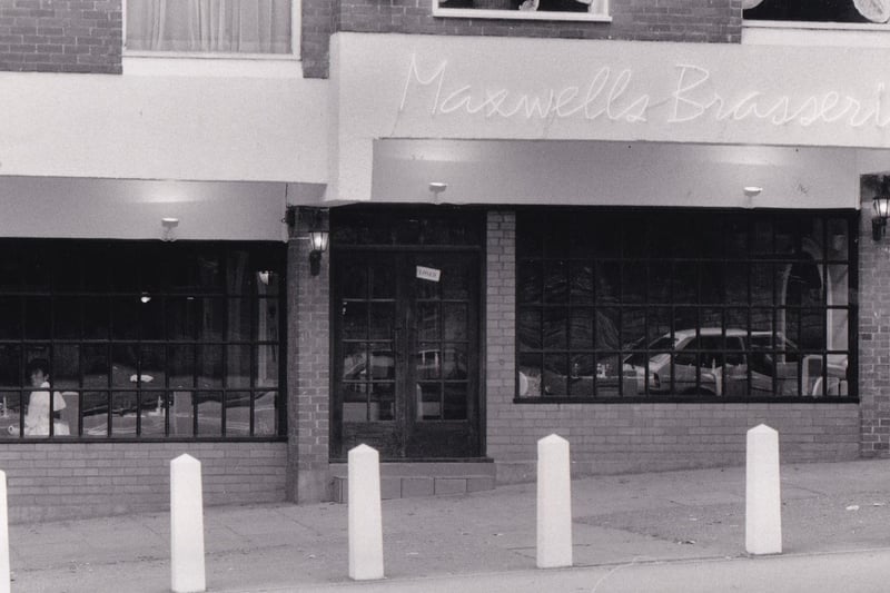 This is Maxwell's Brasserie on Harrogate Road pictured in August 1986.