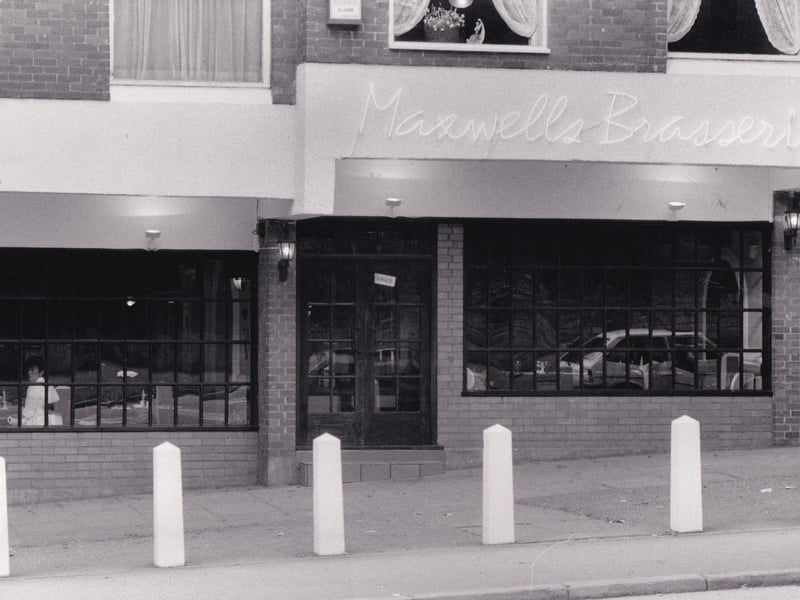 This is Maxwell's Brasserie on Harrogate Road pictured in August 1986.
